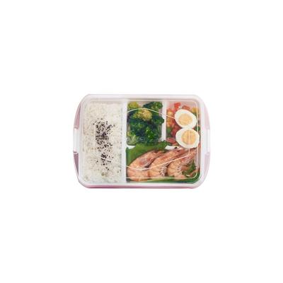 China Freshness Keeping Wishome Warmed Plastic Four-compartment Lunch Box For Students And Workers for sale