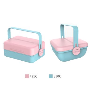 China Wishome Brand Stocked Microwavable Lunch Snack Salad Box For Food for sale