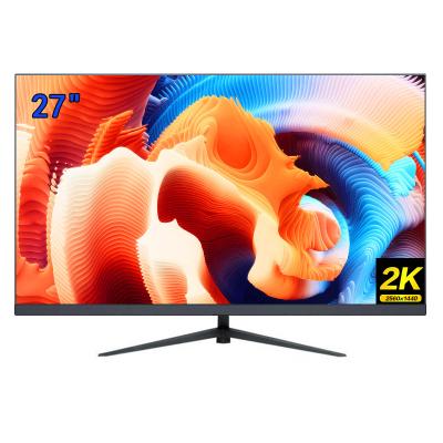 China Curved 27 inch 2K 2560*1440 1440P 60Hz 75Hz Curved Monitor Desktop PC LCD FHD Computer Display Game MVA Panel LED Screen HDM-compa for sale