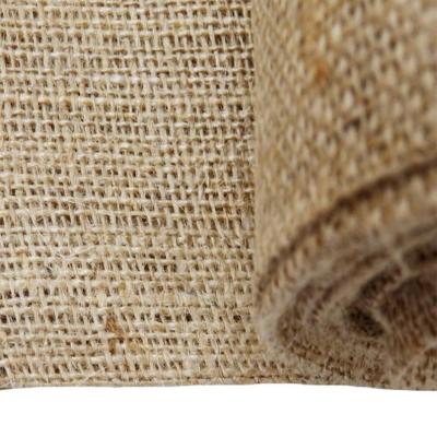 China Viable 350gsm Hessian Textile Fabric 6060 Burlap Sack Fabric Natural Burlap Fabric for sale