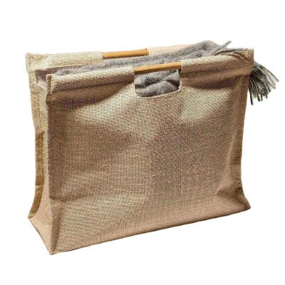 China 100% Eco-friendly Vogue Hot Buying Jute Bag Burlap Tote Bag For Packaging for sale