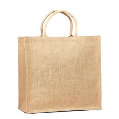 China Eco Friendly Shopping Bag Jute Shopping Bags for sale