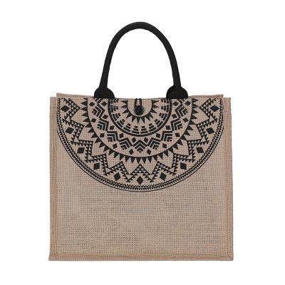 China Bag For Shopping BSCI Tote Yute Package For Shopping Eco Friendly Burlap Bags for sale