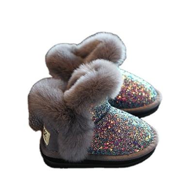 China Best Selling Cheap Pink Anti-slippery Fashion Glitter 100% Waterproof Boots For Kids for sale