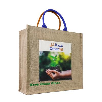 China Recycled | Biodegradable Australian Popular Woman Canvas Beach For Market Eco Natural Burlap Custom Design Market Jute Tote Bags With Biodegradable Lining for sale