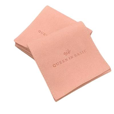 China 2021 Luxury Soft Luxury Wholesale Luxury Jewelry Custom Design Velvet Jewelry Envelope Pouch Gift Necklace Bracelet Wrapping Bag for sale