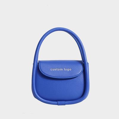 China Fashion New YIMYIK 2022 Fashionable Girls Small Solid Handbags Custom Logo Multipurpose Ladies Crossbody Shoulder Saddle Bags for sale