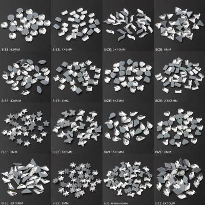 China Pointback Wholesale AAA Grade High Quality Crystal Hot-fix/Form Glue On Flat Back Rhinestone Rhinestone For Luxury Dress Western Wedding for sale