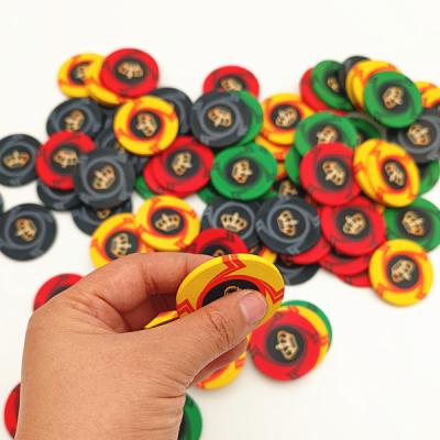 China Ceramic Ceramic Poker Chips with Custom Logo for sale