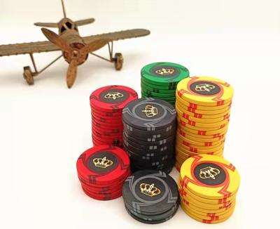 China Free Design Ceramic and Texas Hold'em 10g 39mm /11.5g 43mm Ceramic Poker Chips for sale