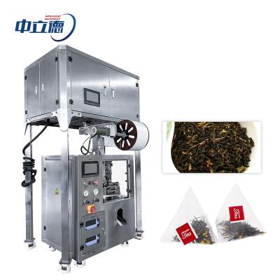 China Food New Product Promotion Exquisite Bag Green Tea Packing Machine Tea Triangle Bag Filling Packaging Machine for sale