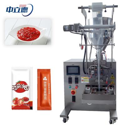 China Food Multi-function Cheap Price Envasadora Vertical Automatic Packaging Sachet Tomato Filling Making Ketchup Liquid Packing Machine for sale