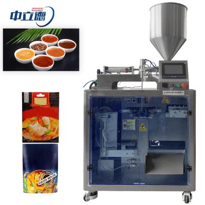 China Food Automatic Honey Filling Doypack Liquid Pouch Premade Bag Packaging Packing Machine for sale