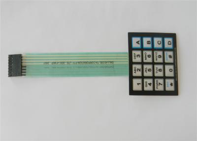 China PET / PCB / FPC Touch Panel Flexible Membrane Switch With LED for sale