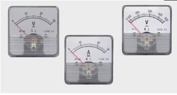 China Micro Square Digital DC Voltmeter Panel Meter , class 2.5 Moving Coil instrument DC Ammeter for sale