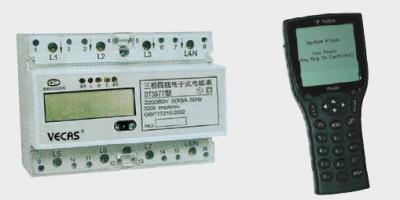 China Din rail AC Electronic Watt-hour Meter / Active glass waterproof kilowatt-hour meter for sale