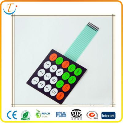 China Flexible Membrane Switch Matrix sealed tact membrane switch manufacturer for sale