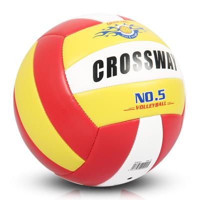 China Soft Touch Waterproof Indoor Official Outdoor PVC Volleyball Size 5 High Quality Custom for sale