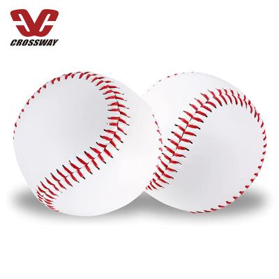 China 2022 Durable Logo Cork Genuine Leather Custom 9 Inch Professional Training Baseball Balls Softball Ball for sale