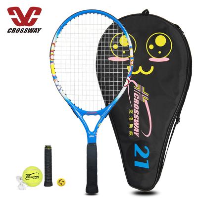 China Outdoor sport game 21 inch compound graphite aluminum alloy tennis racket custom design your own mini tennis racket for sale