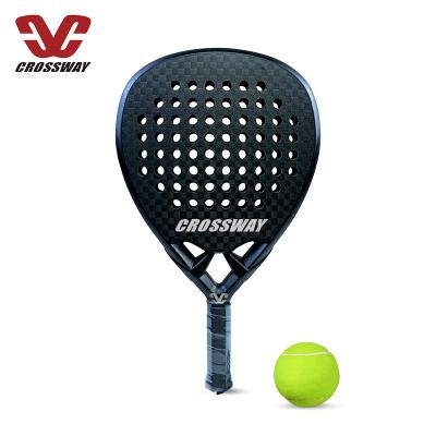 China High Quality Lightweight Carbon Fiber Padel Tennis Rackets Carbon 3k 12k 18k Paddle Custom Paddle Racket for sale