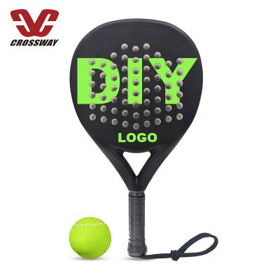 China Custom Carbon Fiber Pop Beach Tennis Racket Paddle Carbon Fiber Padel Rackets for sale