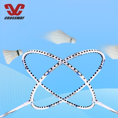 China Game Of Wooden Top Alloy Iron Rackets Badminton Strong Color Sound Steel Handle Material for sale