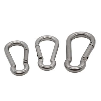 China Wholesale Stainless Steel Bag China Mini Locking Swivel Mounting Snap Hook Carabiner Cuts Custom Key Chain Small Logo Shaped Aluminum Carabiner for sale