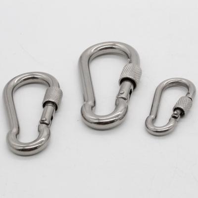 China Stainless Steel Snap Carabiner Hook Clip for hook or carabiner for sale