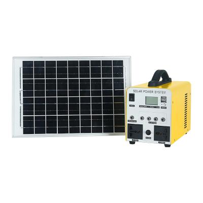 China Type C 300w Electric Portable Generators Solar Generator With Completed Panel Set for sale