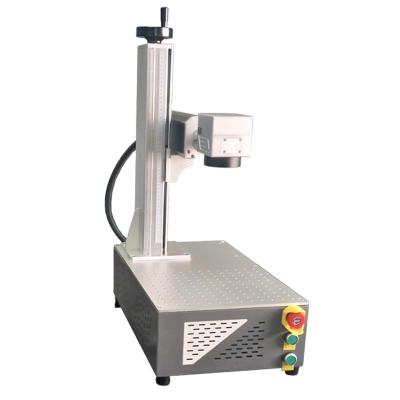 China Deep marking Desktop All-In-One 30W 50W Fiber Laser Marking Machine Gold Jewelry Steel Metal Laser Engraving Machine for sale