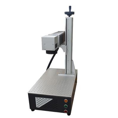 China Deep marking Small All-in-One Portable Fiber Laser Marking Machine For Metal Logo Printing And Jewellery Engraving for sale