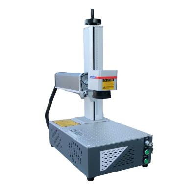 China Deep marking Raycus / MAX / JPT All-in-one Portable Fiber Laser Engraving Machine 20w 30w 50w Laser Marking Machine For Metal Barcode for sale