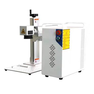 China Deep marking High Quality Low Prices 20W 30W 50W Desktop Split Fiber Laser Marking Machine For Production LIne for sale