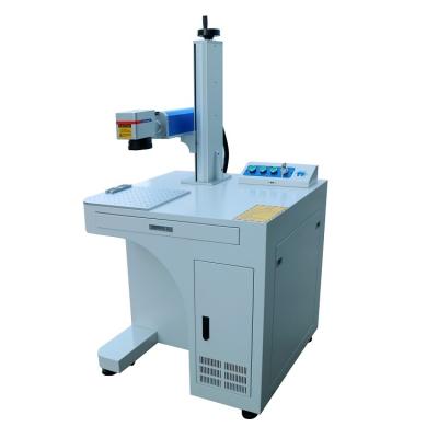 China Automated Loading New Desktop Type Fiber Laser Marking Machine For Serial Number Plate Laser Marking Machine Jewelry Chain Making Machine for sale