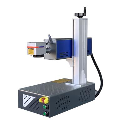 China Automated Loading Top Quality Online Flying Co2 30W 50W Laser Marking Machine For Pet Plastic Bottle Online Production for sale