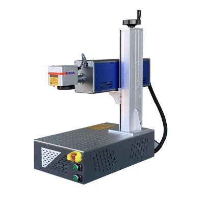 China Automated Loading Wholesale High Speed Computer Integrated Laser Control Mobile 30 Watt Flying Fiber Co2 Laser Marking Machine for sale