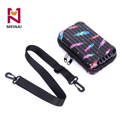 China Large Capacity Mini Suitcase ABS Ladies PC 7 Inch Women Classic Cosmetic Toiletry Bag Waterproof Multifunctional Hard Case for sale