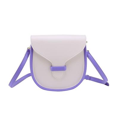 China Other Saddle Bag 2022 Korean New Fashion Casual Soft Western Color Matching Shoulder Bag for sale