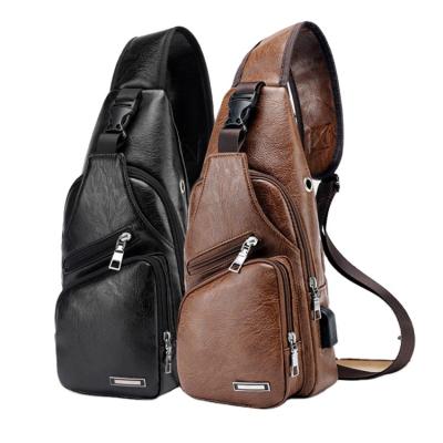 China Men's Leather Three-Dimensional Designers PU Bag Cross Cross - Body Shoulder Cross - Body Bag Men for sale