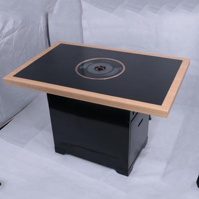 China Modern Korean Barbecue Restaurant Furniture Wholesale Price Grill Smokeless Table for sale