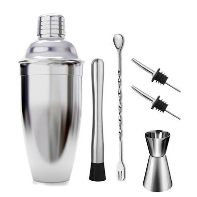 China High Quality Professional Bartender Kit Bar Accessories Cocktail Jigger Shaker Set Barware Tools Bag Travel Gift Stainless Steel for sale