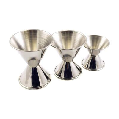 China Viable Double Stainless Steel Measuring Cup 30ml/60ml Tool Bar Accessories Wine Jigger for sale