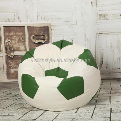 China Cheap Fashion Football Shape Bean Bag Chair Cover Bean Bag Chair Factory Sports Bean Bag Chair for sale