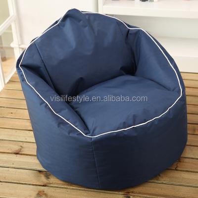 China Outdoor Modern Round Bean Bag Chair Recliner Furniture Recliner Bean Bag Chair Blue Bean Bag Chair for sale