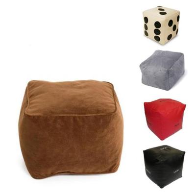 China stool home & Ottoman Visi Design Cube Bean Bag Chair Seat Cushion Foot Rest Stool/Classic Ottoman Chair Footstool Furniture for sale