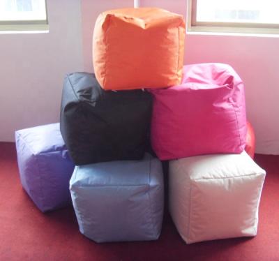 China Popular Design Kids Cube Bean Bag Chair Stool Stool Filling Square Seat Stool Sofa Bean Bag Chair for sale