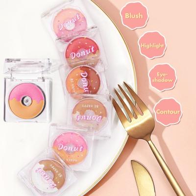 China Exquisite Donut Eyeshadow Palette 4.2g Matte Poeder Eyeshadow BSCI gecertificeerd Te koop