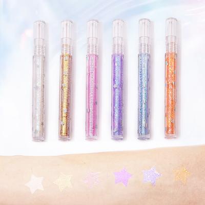 China 1.8g Duochrome Liquid Eyeshadow Gel Shimmer Eyeshadow 6 Colors Optional for sale