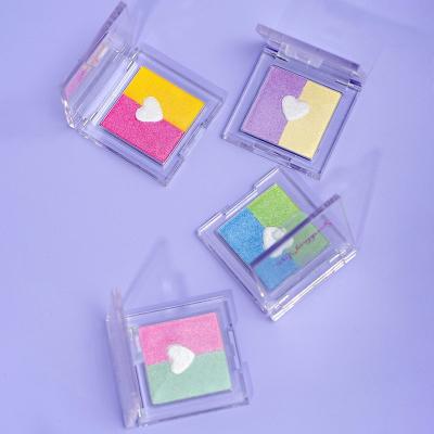 China Sombras de ojos de color doble sin crueldad con resaltos para todos los tipos de piel en venta